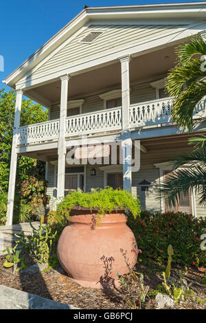 Floride, clés, Old Key West, Donkey milk house vers 1866, 613 Eaton Street, résidence privée Banque D'Images