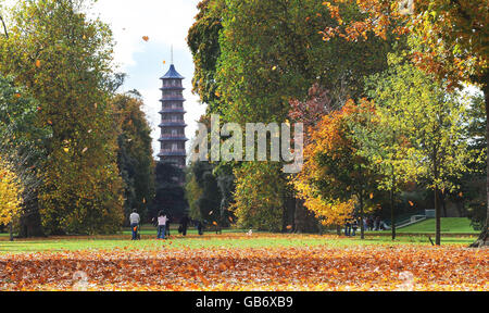 Parcs et espaces verts - Le Royal Botanic Gardens - Londres Banque D'Images