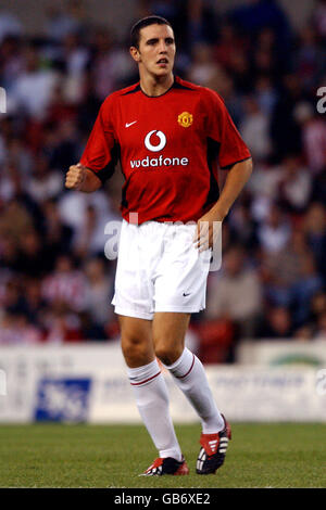 Football - amical - Stoke City v Manchester United. John O'Shea, Manchester United Banque D'Images