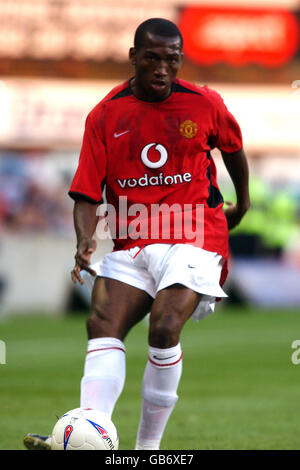 Football - amical - Stoke City v Manchester United. Eric Djemba Djemba, Manchester United Banque D'Images