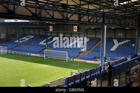 Football - Coca-Cola football League 2 - Bury v Wycombe Wanderers - Gigg Lane.Vue générale de Gigg Lane, domicile de Bury FC Banque D'Images