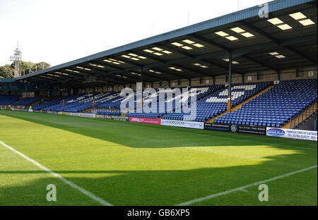 Football - Coca-Cola football League 2 - Bury v Wycombe Wanderers - Gigg Lane.Vue générale de Gigg Lane, domicile de Bury FC Banque D'Images