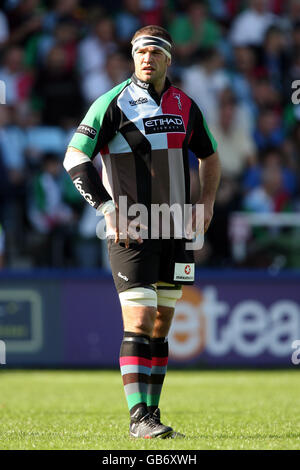 Rugby Union - Guinness Premiership - Harlequins v London Irish - Stade de Twickenham Stoop Banque D'Images