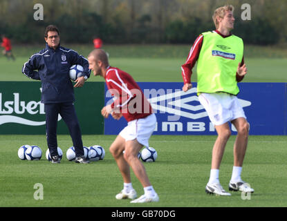 Angleterre - Football - Session de formation London Colney Banque D'Images