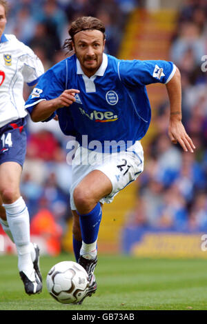 Football - FA Barclaycard Premiership - Birmingham City / Portsmouth. Christophe Dugarry, Birmingham Banque D'Images