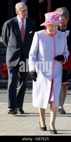 Image - La reine Elizabeth II Visite en Slovénie Banque D'Images