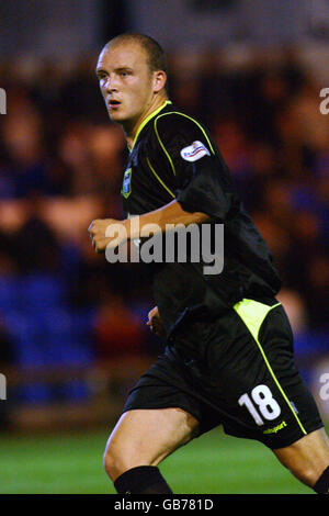 Soccer - Nationwide League Division 3 - Macclesfield Town / Rochdale. Lee McEvilly, Rochdale Banque D'Images