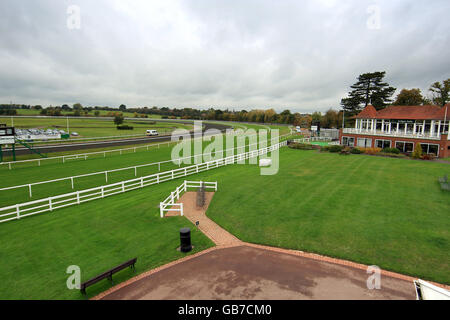 Les courses de chevaux - Lingfield Park Banque D'Images