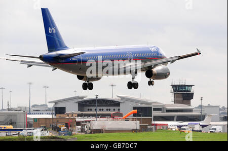 Stock - l'aéroport international de Leeds Bradford Banque D'Images