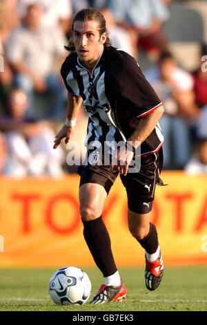 Football - coupe Alpen 2003 Suisse - Besiktas v Dynamo Zagreb. Hakan, Besiktas Banque D'Images