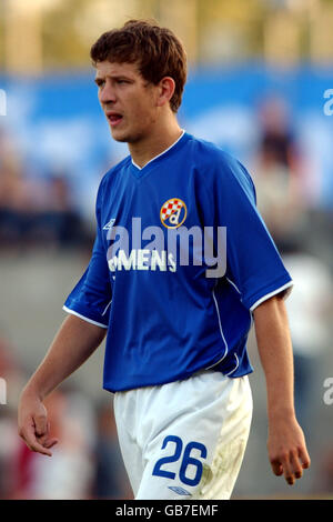 Football - coupe Alpen 2003 Suisse - Besiktas v Dynamo Zagreb. Dino Drpic, Dynamo Zagreb Banque D'Images