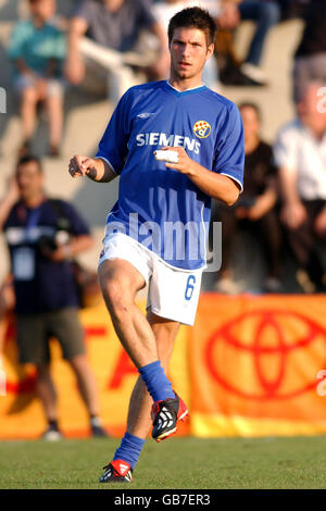 Football - coupe Alpen 2003 Suisse - Besiktas v Dynamo Zagreb. Bostjan Cesar, Dynamo Zagreb Banque D'Images