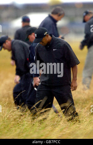 Golf - l'Open Golf Championship - Sandwich - Premier tour Banque D'Images