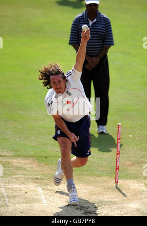 Cricket - Angleterre pratique filets - Nehru Stadium Banque D'Images