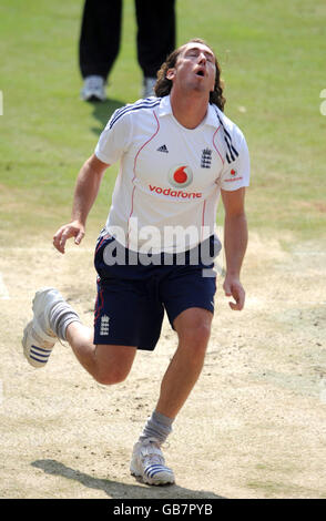 Cricket - Angleterre pratique filets - Nehru Stadium Banque D'Images