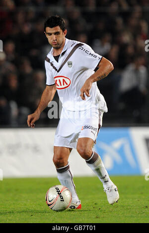 Football - première Division française - Nice / Bordeaux - Municipal du Ray. Fernando Menegazzo, Bordeaux Banque D'Images