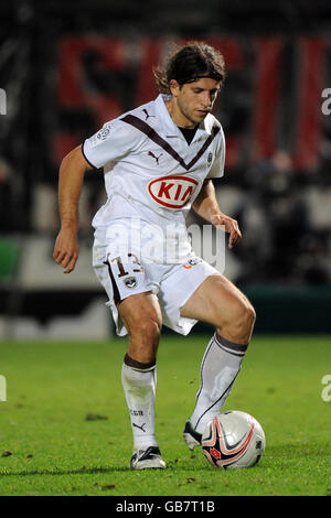 Football - première Division française - Nice / Bordeaux - Municipal du Ray. Diego Platente, Bordeaux Banque D'Images