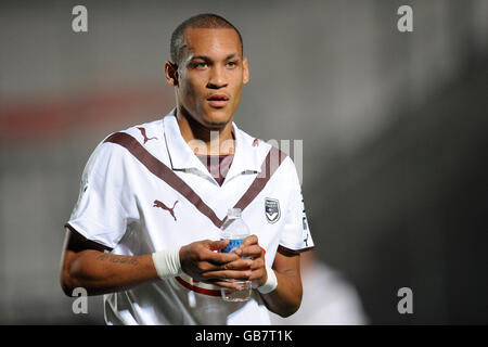 Football - première Division française - Nice / Bordeaux - Municipal du Ray. Yoan Gouffran, Bordeaux Banque D'Images