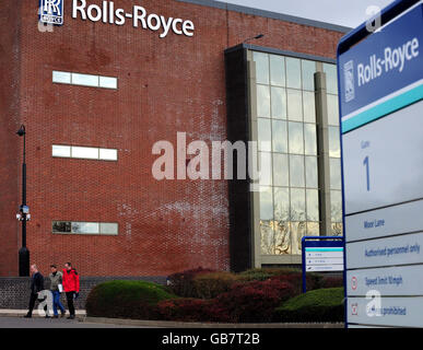 Une vue d'ensemble du siège de Rolls-Royce à Derby, après avoir été annoncé que l'entreprise prévoit de supprimer jusqu'à 2,000 140 emplois dans le monde, dont 50 000 au Royaume-Uni, après avoir examiné l'impact des « incertitudes » économiques actuelles. Banque D'Images