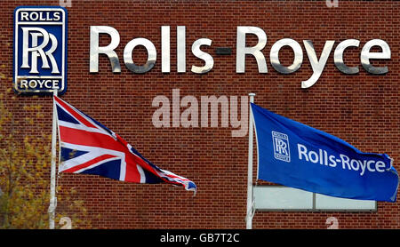 Une vue d'ensemble du siège de Rolls-Royce à Derby, après avoir été annoncé que l'entreprise prévoit de supprimer jusqu'à 2,000 140 emplois dans le monde, dont 50 000 au Royaume-Uni, après avoir examiné l'impact des « incertitudes » économiques actuelles. Banque D'Images