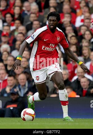 Football - Barclays Premier League - Arsenal / Everton - Emirates Stadium. Emmanuel Adebayor, Arsenal Banque D'Images