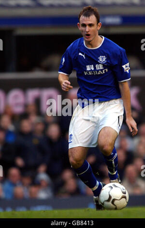 Soccer - FA Barclaycard Premiership - Everton v Southampton. Francis Jeffers, Everton Banque D'Images