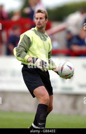 Soccer - Conférence nationale de la Ligue - Accrington Stanley c. Scarborough. Leigh Walker, Scarborough Banque D'Images