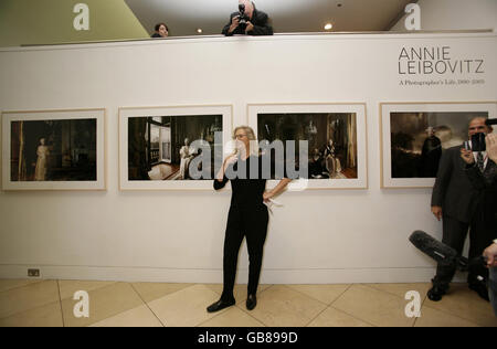 Lancement presse Exposition Annie Leibovitz - Londres Banque D'Images