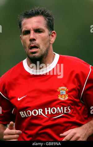 Football - Conférence nationale - Shrewsbury Town / Tamworth. Darren Collins, Tamworth Banque D'Images