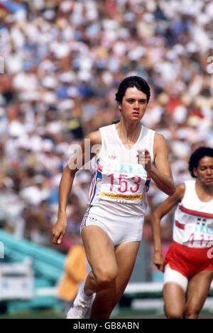 Athlétisme - Jeux Olympiques de Los Angeles 1984 - Finale 400m Femmes Banque D'Images