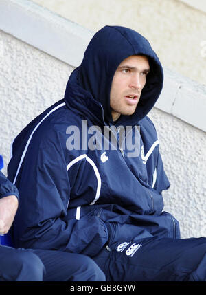 Rugby Union - Scotland Training - Myrésie.Sean Lamont, de l'Écosse, est assis à cause de blessures lors de la séance de formation à Myhabit, en Écosse. Banque D'Images