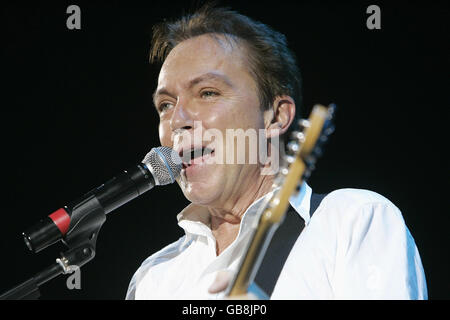 David Cassidy joue en concert à Hammersmith Apollo, Londres. Banque D'Images