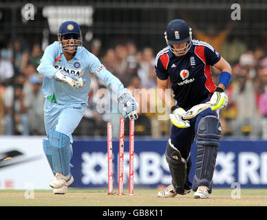 Cricket - Deuxième jour International - Inde v Angleterre - Stade de Nehru - Indore Banque D'Images