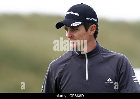 Golf - Championnat ouvert 2008 - troisième jour - Royal Birkdale Golf Club. Justin Rose, Angleterre Banque D'Images