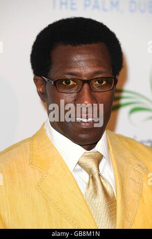 Wesley Snipes arrive à l'Atlantis Hotel Launch Party 'la naissance d'une icône - la célébration' à Palm Jumeirah à Dubaï. Banque D'Images