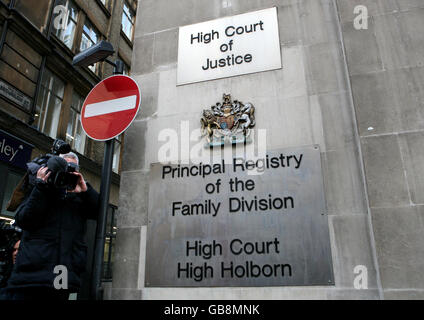 Madonna et Ritchie divorce Banque D'Images