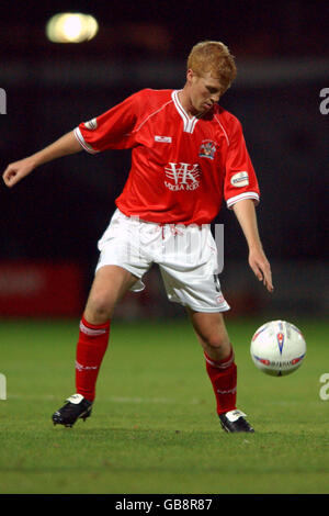 Soccer - LDV Vans Trophée - Section du Nord première ronde - Notts County v Barnsley. Chris Lumsdon, Barnsley Banque D'Images