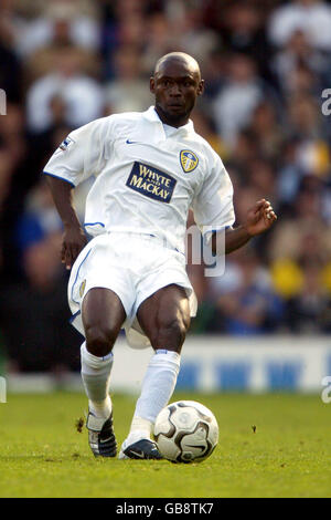 Football - FA Barclaycard Premiership - Leeds United / Manchester United. Salomon Olembe, Leeds United Banque D'Images