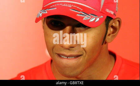 Lewis Hamilton lance le Blackberry Storm - Londres Banque D'Images