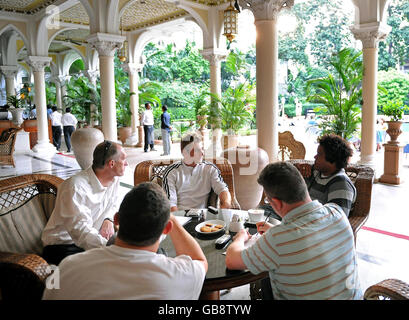 Cricket - Angleterre Conférence de presse - Taj Mahal Palace Hotel - Mumbai Banque D'Images