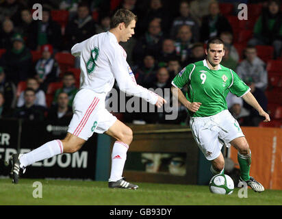 À l'échelle nationale - Football - match amical d'Irlande du Nord / Hongrie - Windsor Park Banque D'Images