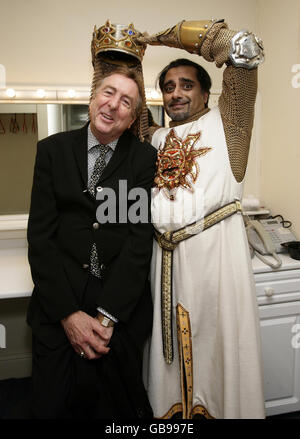 Coulisses à Spamalot - Londres Banque D'Images