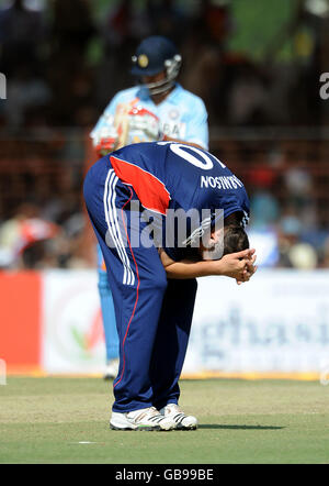 Cricket - Premier jour International - Inde v Angleterre - Terrain de Cricket de Madhavrao Scindia - Paris Banque D'Images