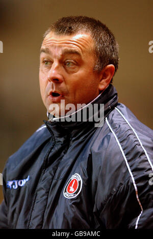 Soccer - FA Premier Reserve League Sud - Charlton Athletic / Chelsea. Glynn Snodin de Charlton Athletic Banque D'Images