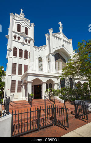 Floride, Key West, St. Paul's Episcopal Church, 1912 la quatrième église construite sur ce site Banque D'Images