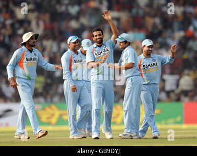 Cricket - Cinquième Jour International - Inde v Angleterre - Barabati Stadium Banque D'Images