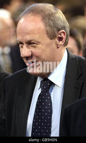 Le ministre fantôme de l'Immigration Damian Green entre à la Chambre des Lords lors de l'ouverture du Parlement à Londres. Banque D'Images