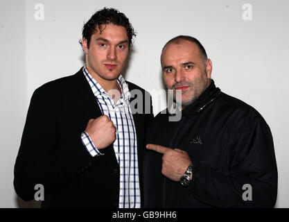 Boxe - La lutte Titre Lightwight - John Murray v Lee McAllister - Robin Park Centre Banque D'Images