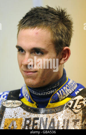 Speedway - le championnat 2008 Elite League Riders - Perry Barr Stadium. Lewis Bridger, Eastbourne Eagles Banque D'Images