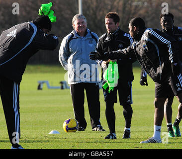 Football - Newcastle Session de formation - Formation Longbenton Banque D'Images